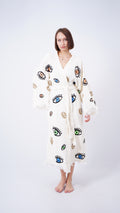 Handmade Evil Eye Kimono | Boho Festival & Beachwear Cover Up